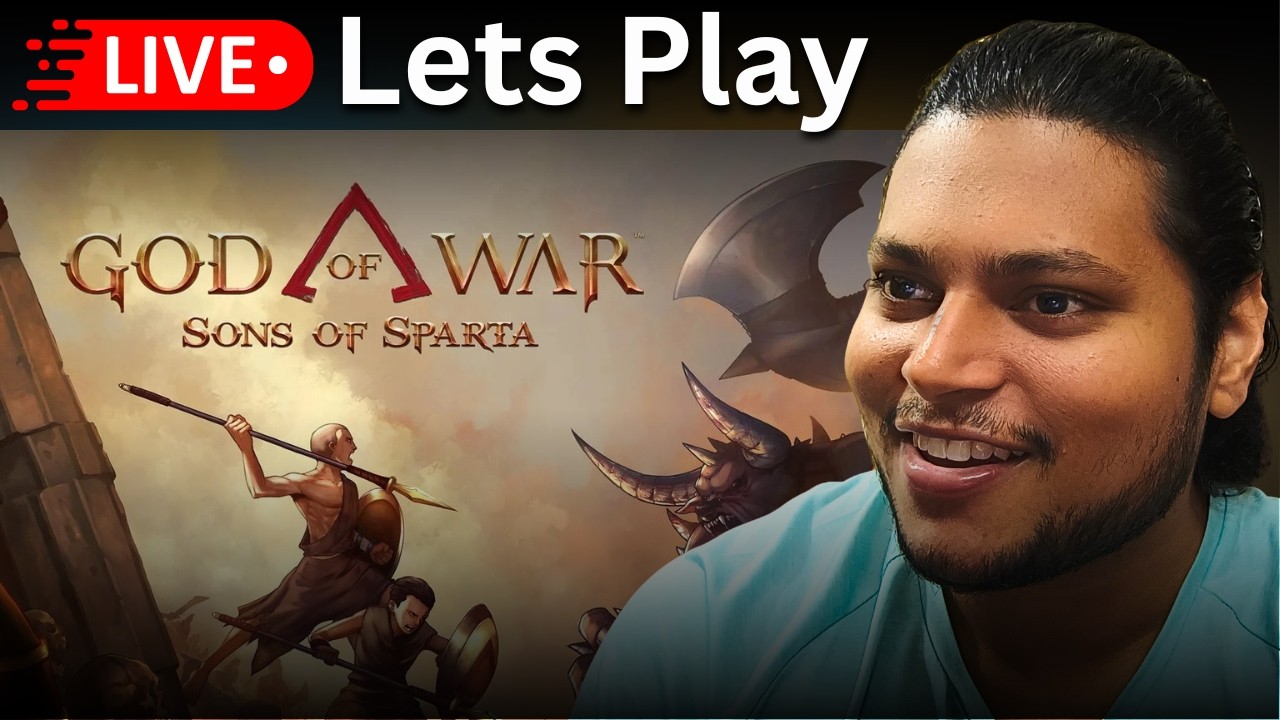 What a day for God of war Fans man! | Lets Play God of War Sons of Sparta!! | Telugu, Hindi, English
