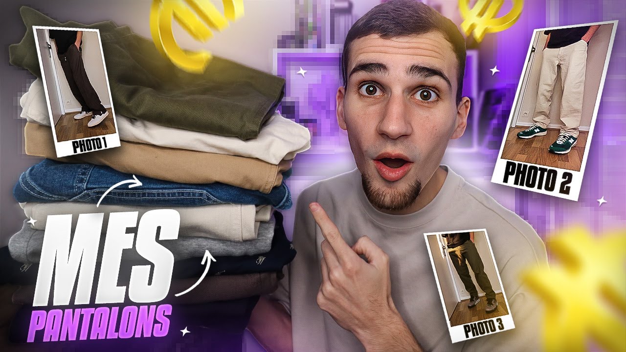 Je vous PRÉSENTE TOUS MES PANTALONS !! (Uniqlo, Carhartt, Gramicci...)