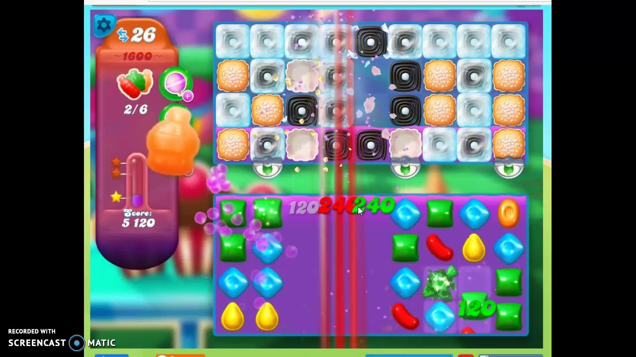 Candy Crush Soda Saga Level 1600 No Boosters