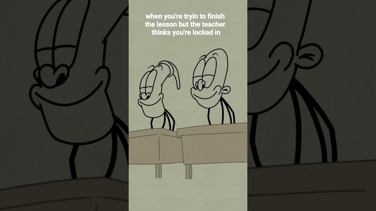 Was  just trying to get to break time break time😅 #shorts #animation #funnyvideo