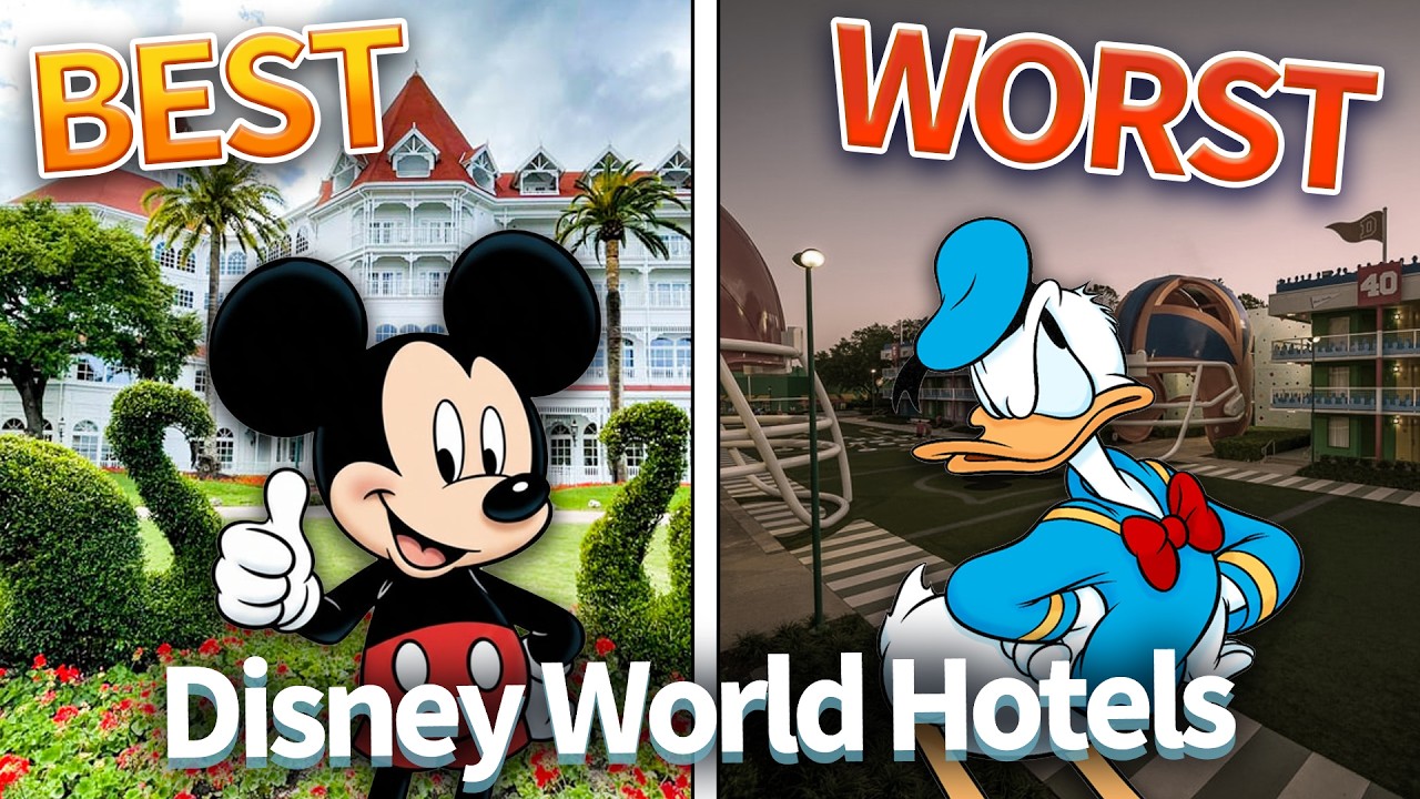 The BEST & WORST of Disney World Hotels
