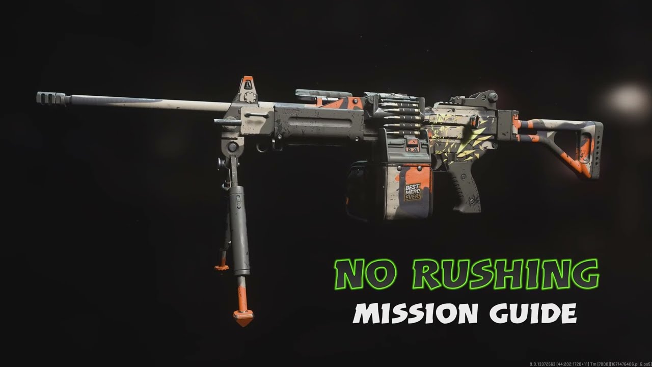 DMZ NO Rushing Mission Guide | Solo SAKIN MG38
