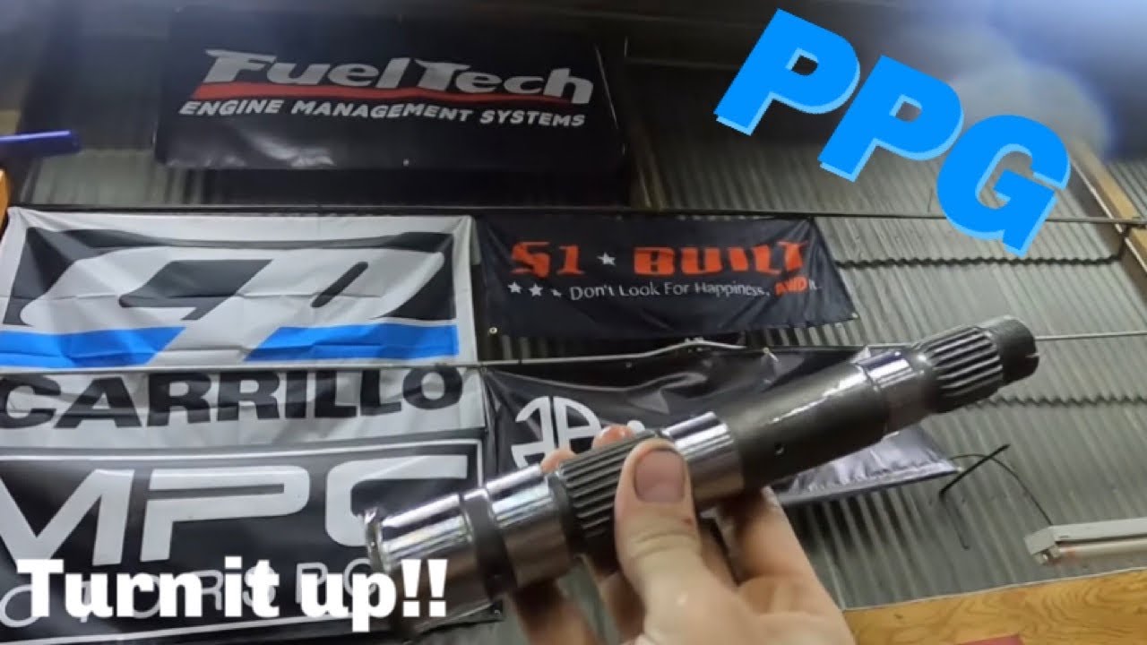 The Bay of My AWD CRX is all Stripped again and The PPG Transfer Case Shaft Arrived