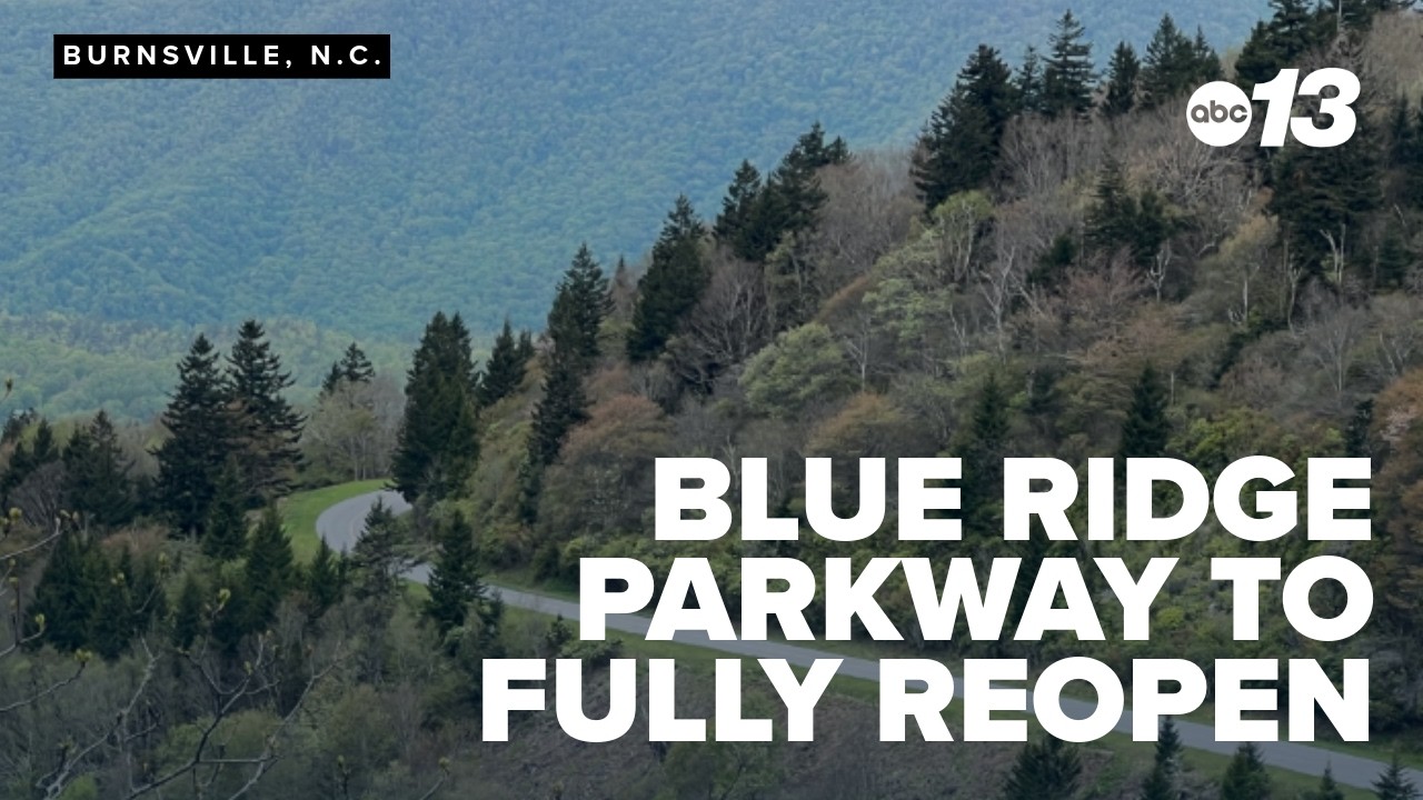 Blue Ridge Parkway to fully reopen in North Carolina by end of 2026
