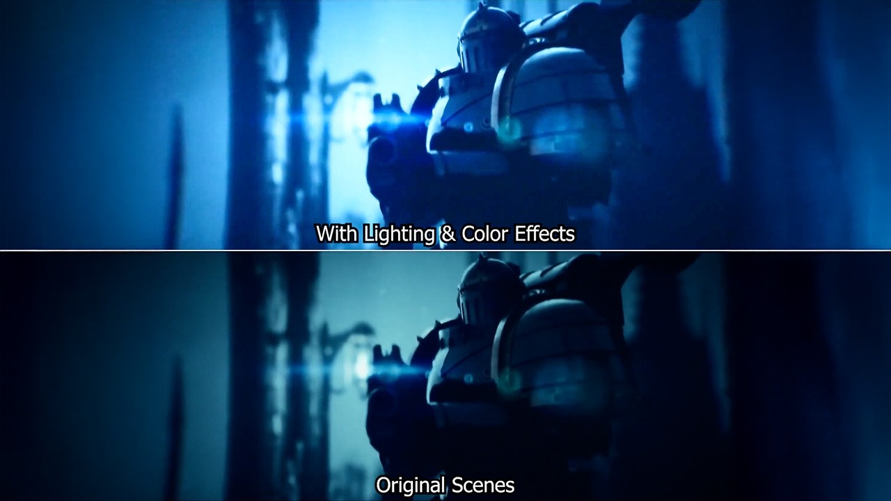 Iron Warriors vs Dark Eldar with 7% More Brightness & Color