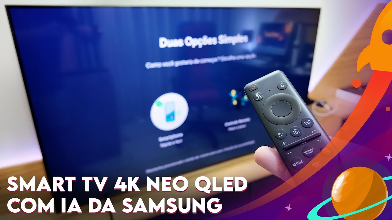 SAMSUNG NEO QLED QNX1D: A MELHOR SMART TV 4K QLED COM MINI LED E IA? (UNBOXING)