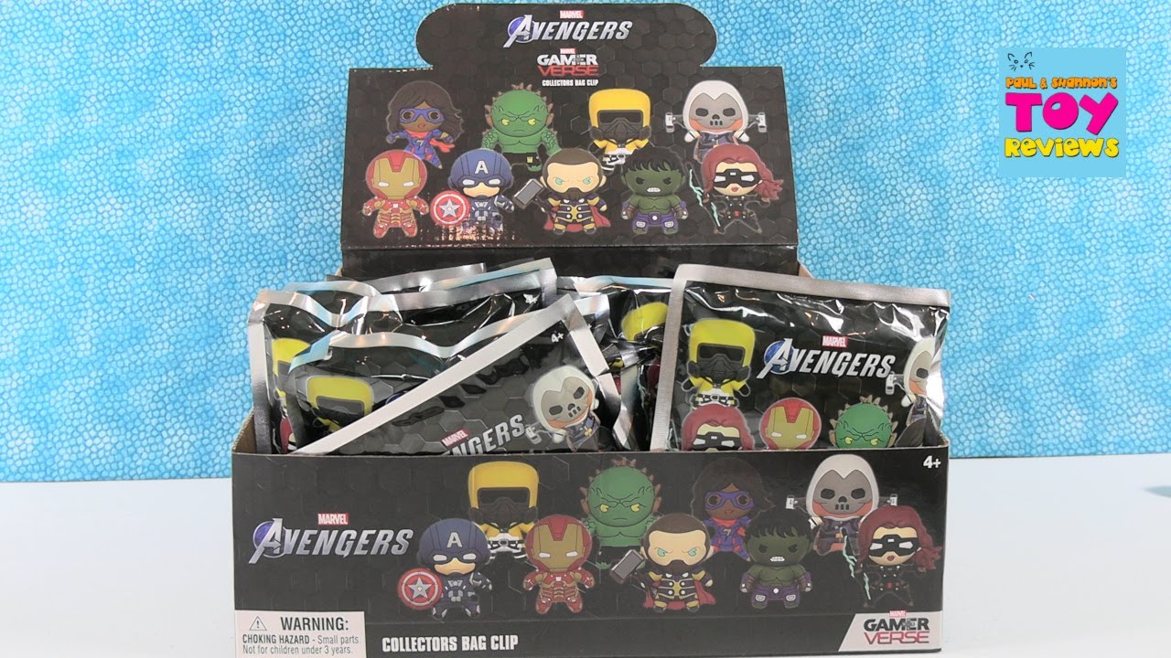 Marvel Avengers Gamer Verse Collectors Bag Clip Unboxing Review | PSToyReviews