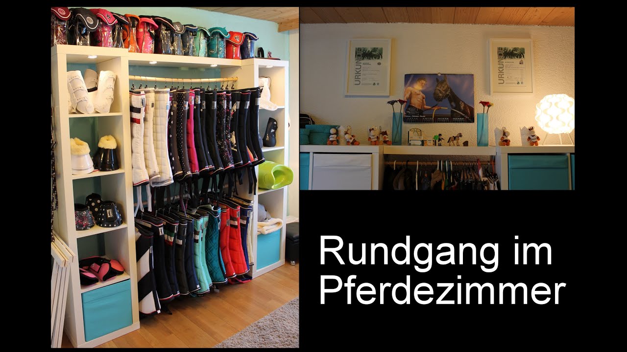 Rundgang Pferdezimmer Reiterschrank Kleiderschrank