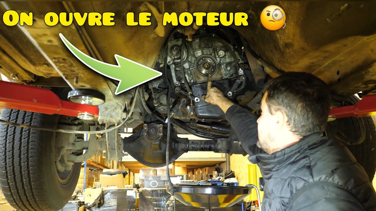 Jeep Cherokee EP2: Réparation fuites moteur et remplacement roulement vilebrequin💪