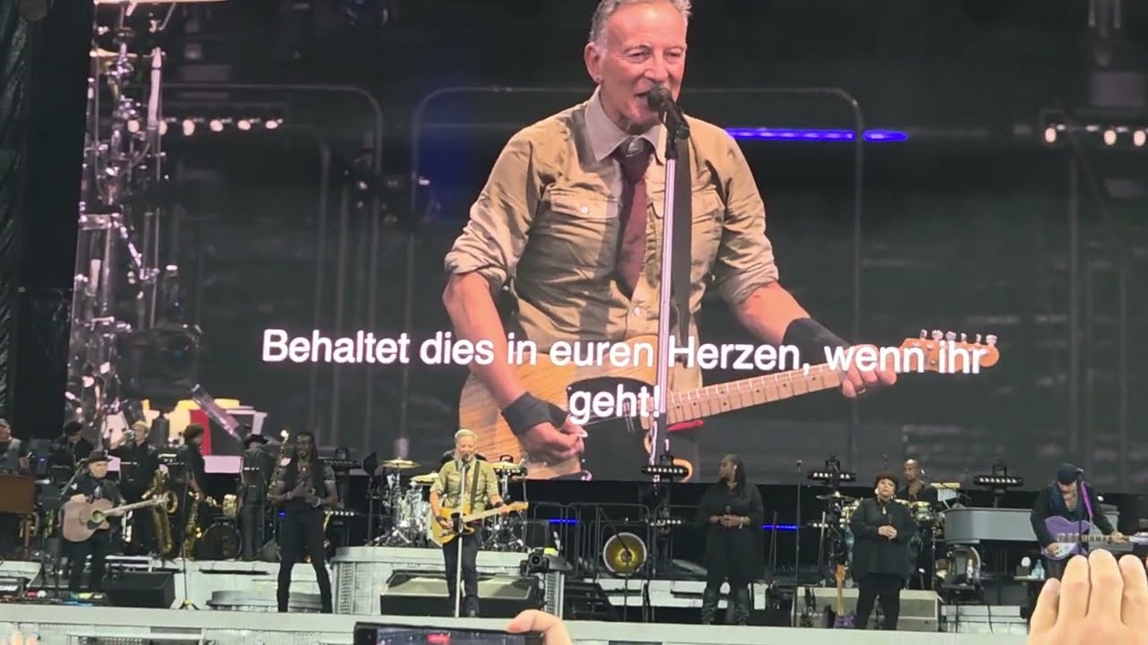 Bruce Springsteen "Chimes of Freedom" Berlin 11.6.2025