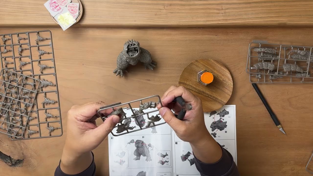 [ASMR] GODZILLA (2023) | PLAfig. AOSHIMA No.PF-01 [GODZILLA -1.0] / EPⅡ (No Talking)