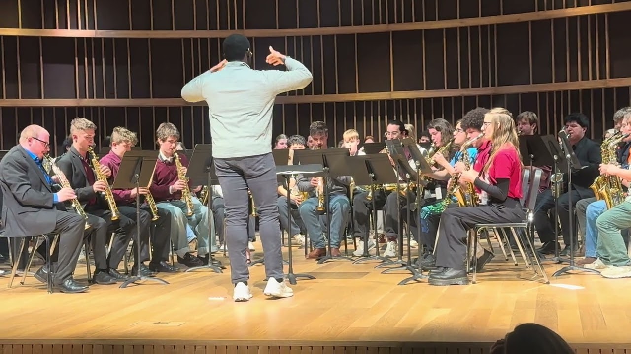 UARK Saxophone Workshop 2026- Water Night Eric Whitacre arr. by Evan Gassaway