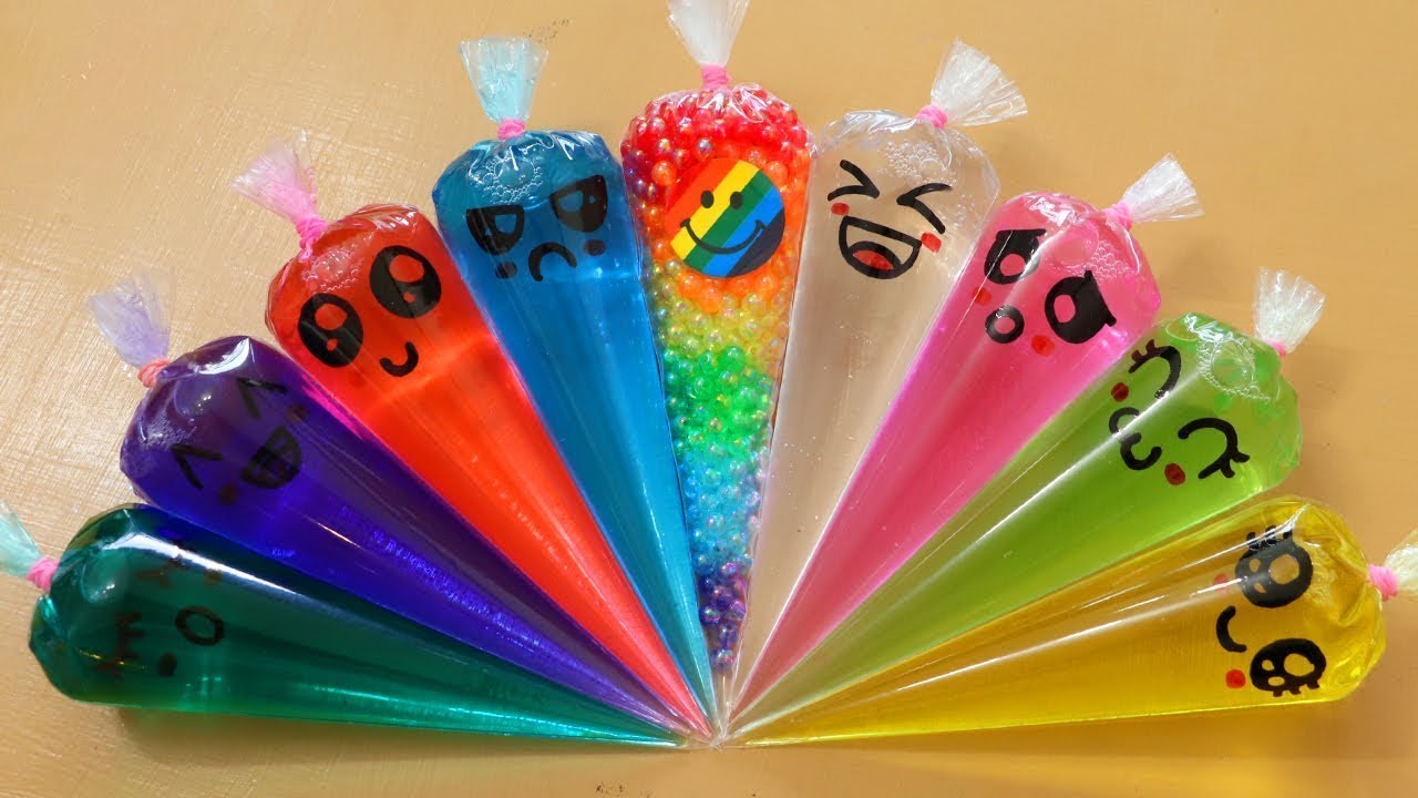 Making Slime with Piping Bags! Most Satisfying Slime Video★ASMR★#ASMR #PipingBags