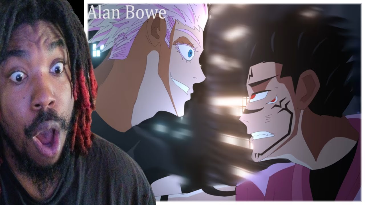 | ФИНАЛ GOJO SATROU VS RYOMEN SUKUNA @alanbowe РЕАКЦИЯ