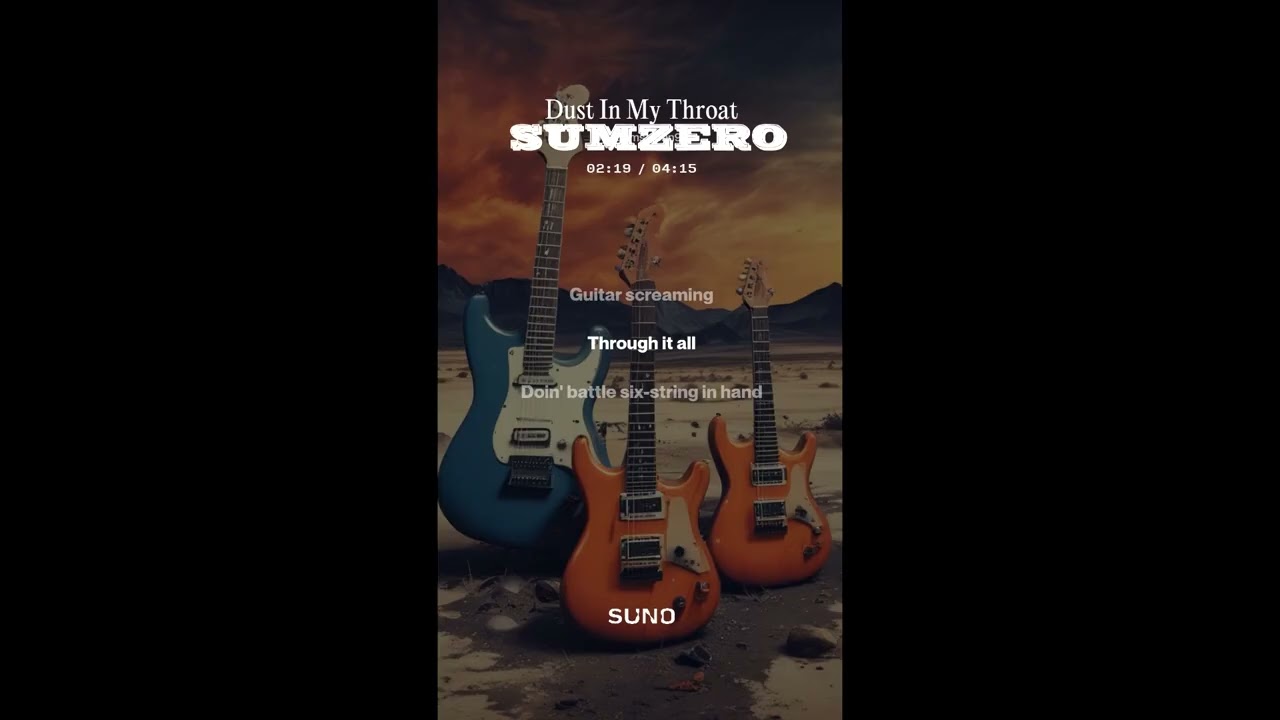 SUMZERO Dust In My Throat