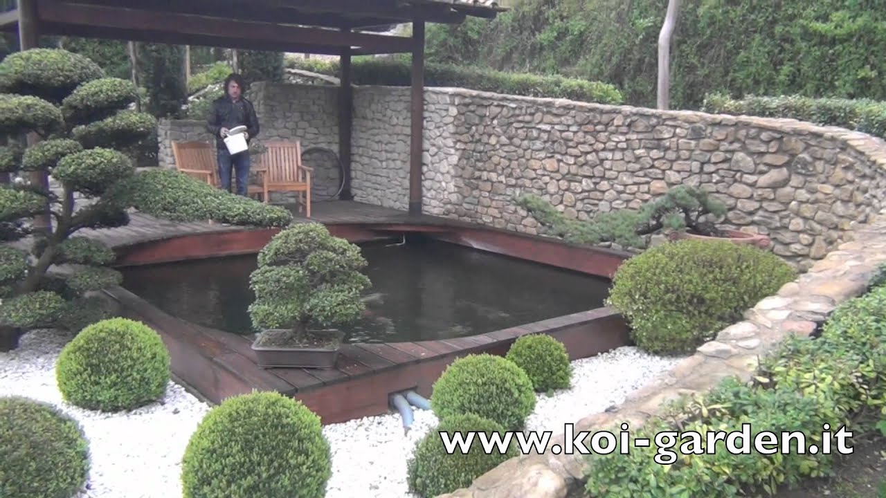 Costruzione laghetto - Koi Garden Italia realizza il vostro laghetto koi da sogno