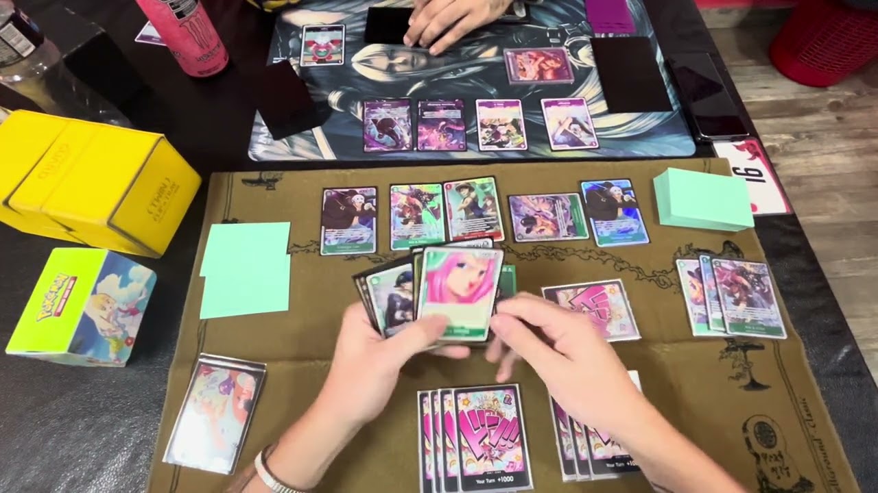 [OP-14] POV One Piece TCG: Law R/G (OP01) vs Doflamingo ¡Ronda 1!