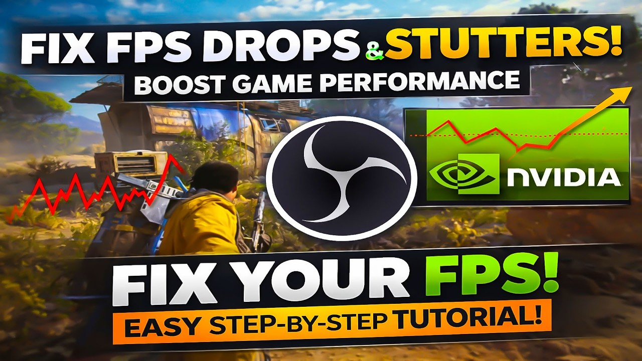 Fix FPS Drops & Stutters FAST! (Works for any game with Nvidia)
