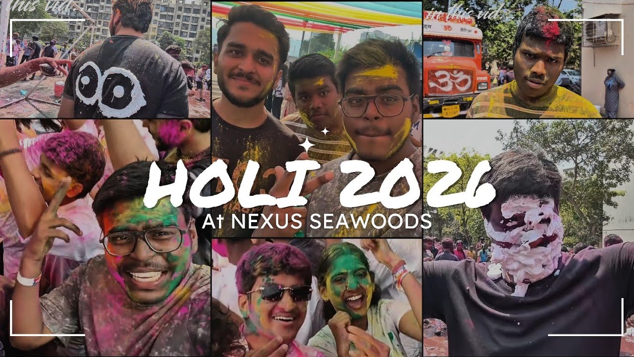 HOLI at Nexus Seawoods! 🌈🫶🏻 2026