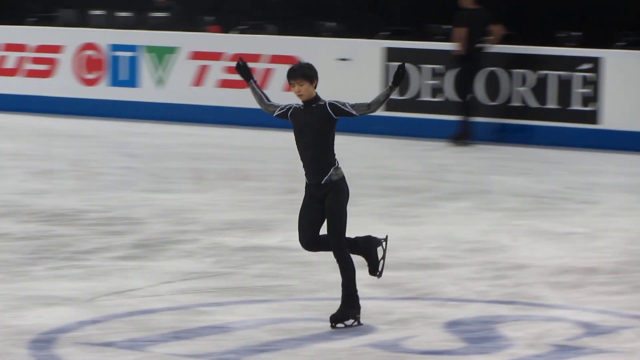 Yuzuru Hanyu SP Practice @ Skate Canada 2019