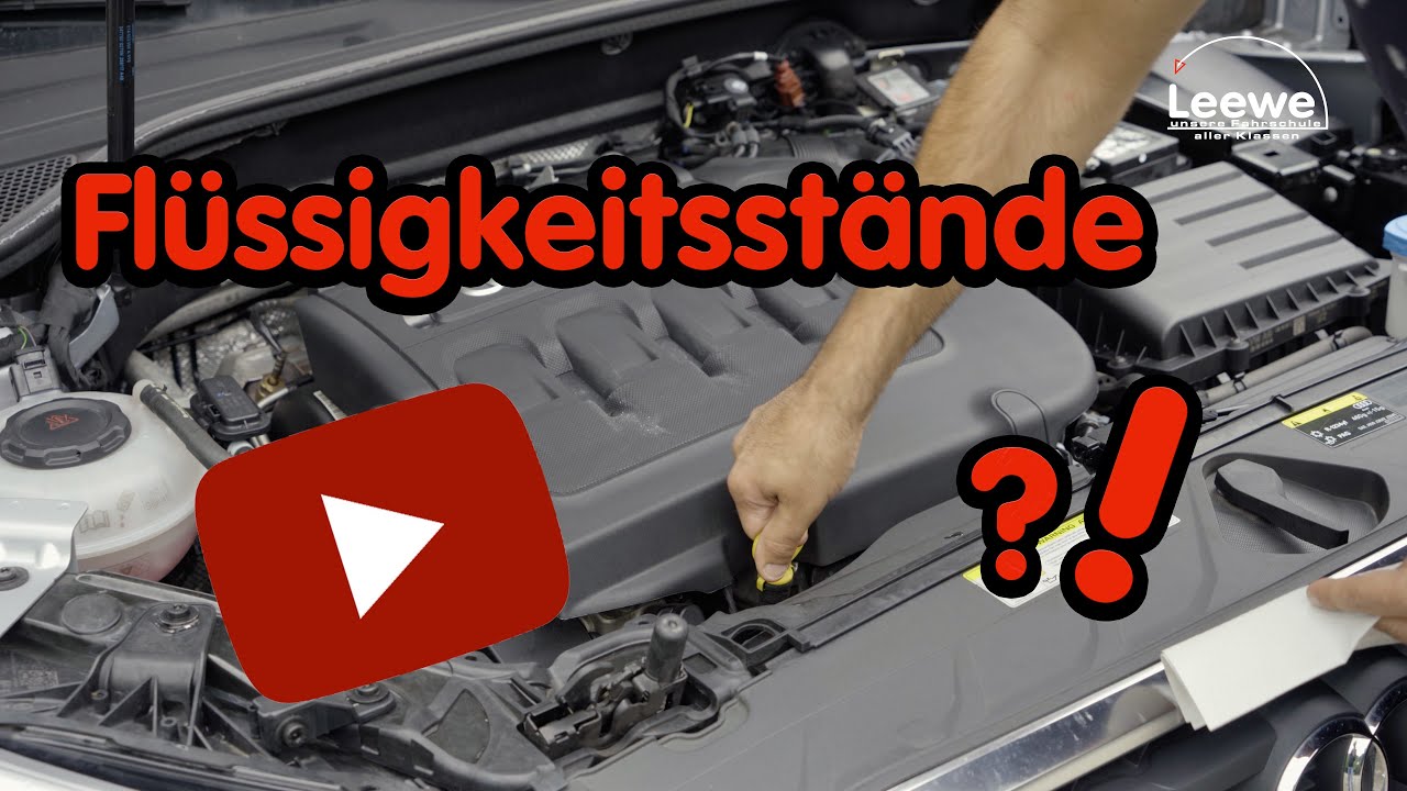 Flüssigkeiten für die Führerscheinprüfung