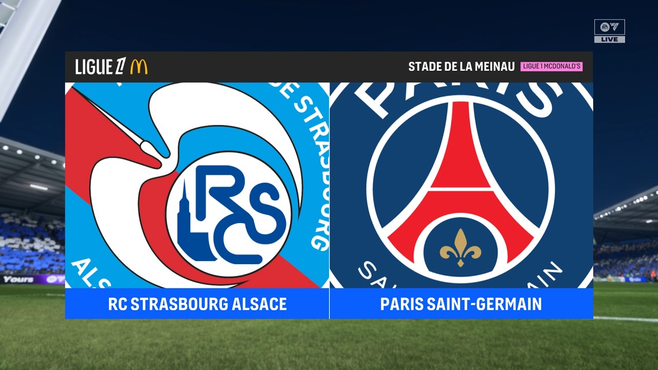 EA FC 26| Strasbourg vs Paris Saint-Germain | 20e journée | 2025-26 Ligue 1 w/PSG
