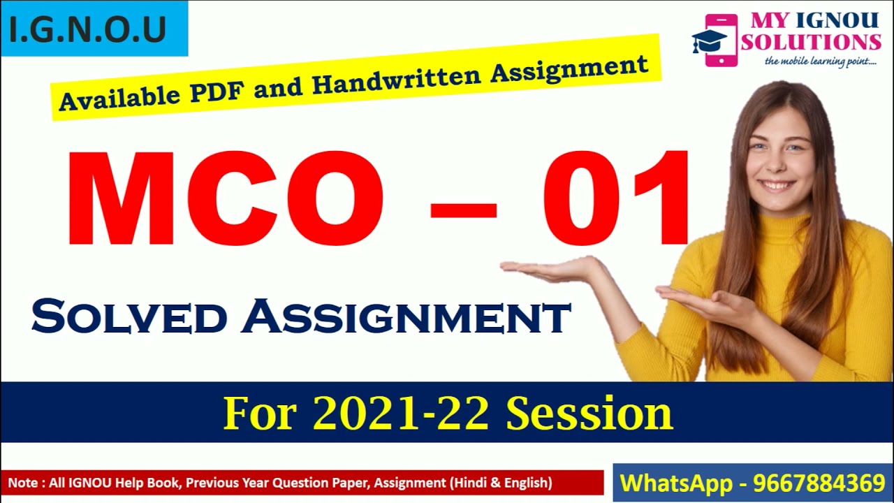 MCO 001 Solved Assignment 2021-22 | Organization Theory and Behaviour IGNOU Solved Assignment