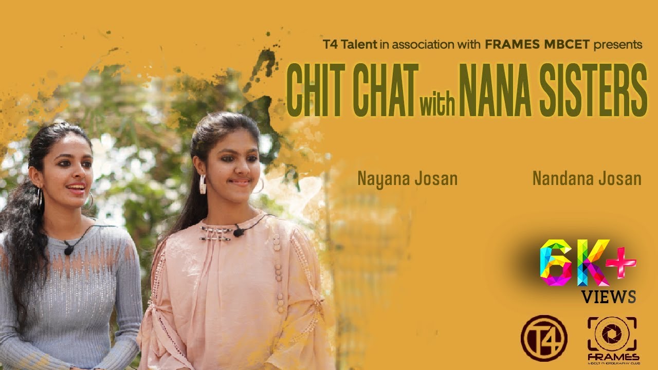 CHIT CHAT WITH NANA SISTERS #2 - Nayana, Nandana | Athena S | MBCET Frames & T4 Talent Media