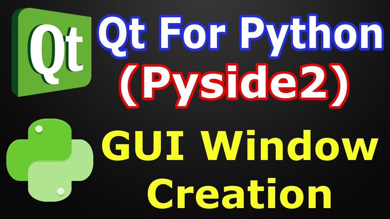 Как создать первое окно в Pyside2 | Qt для Python | Разработка графического интерфейса пользовате...