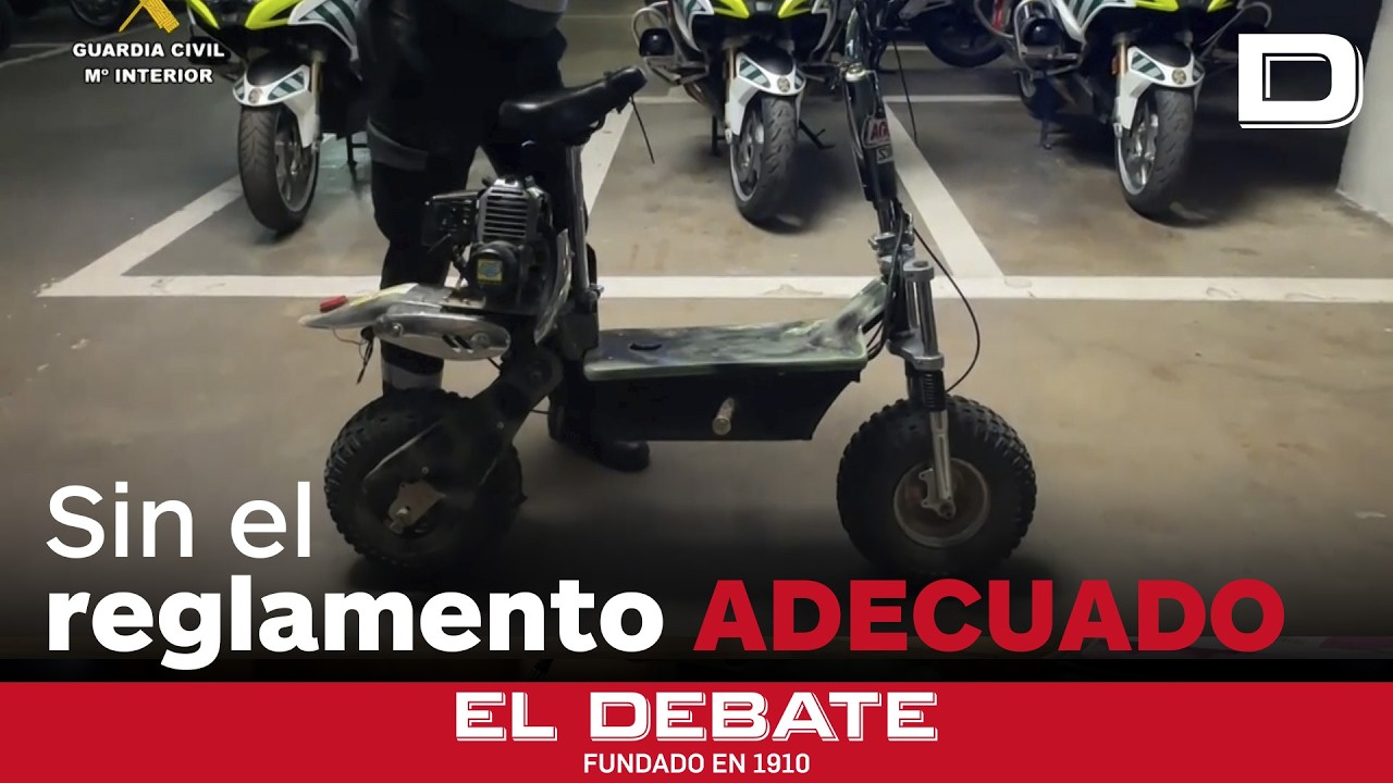 La Guardia Civil interviene un patinete y una bicicleta con motor ilegal en La Rioja