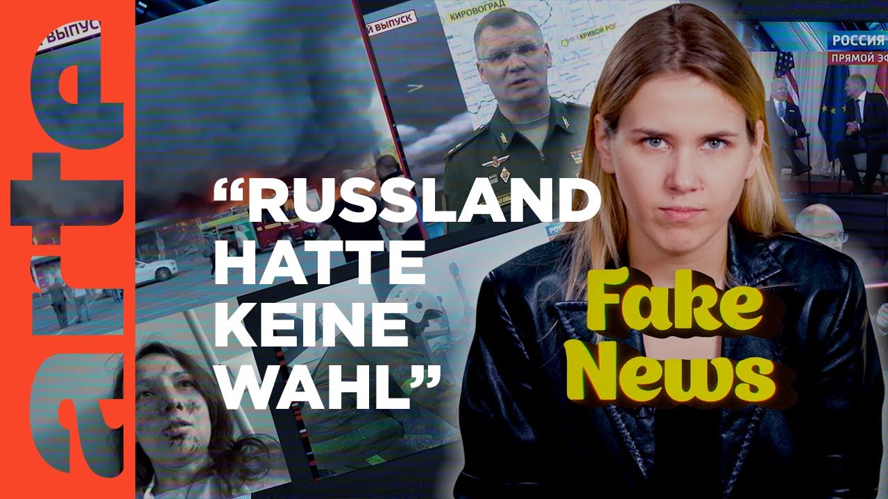 Die NATO und der Krieg im russischen Staatsfernsehen | Fake News | ARTE