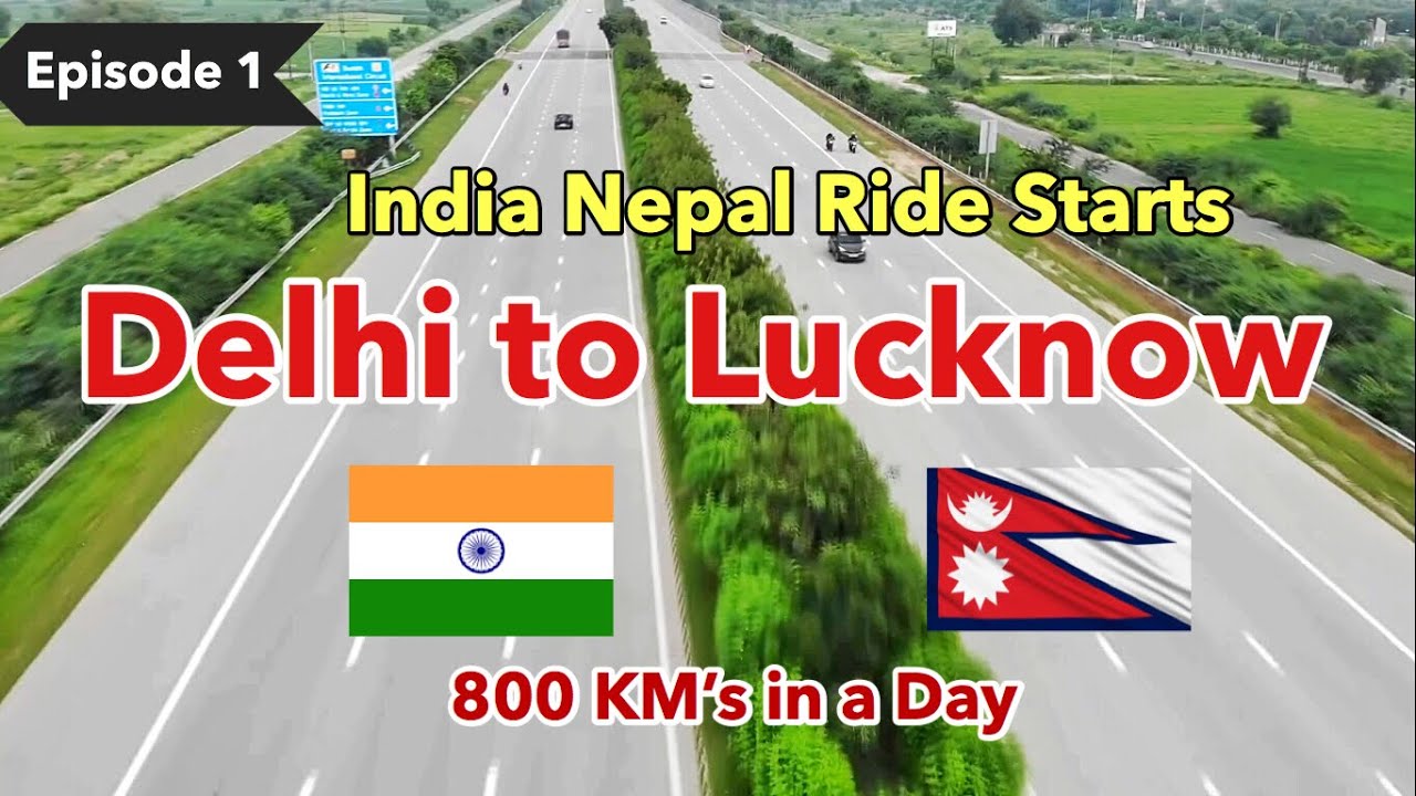 Longest Expressway in India | NEPAL RIDE STARTS | DELHI TO NEPAL | DAY 1 | KTM Duke 390