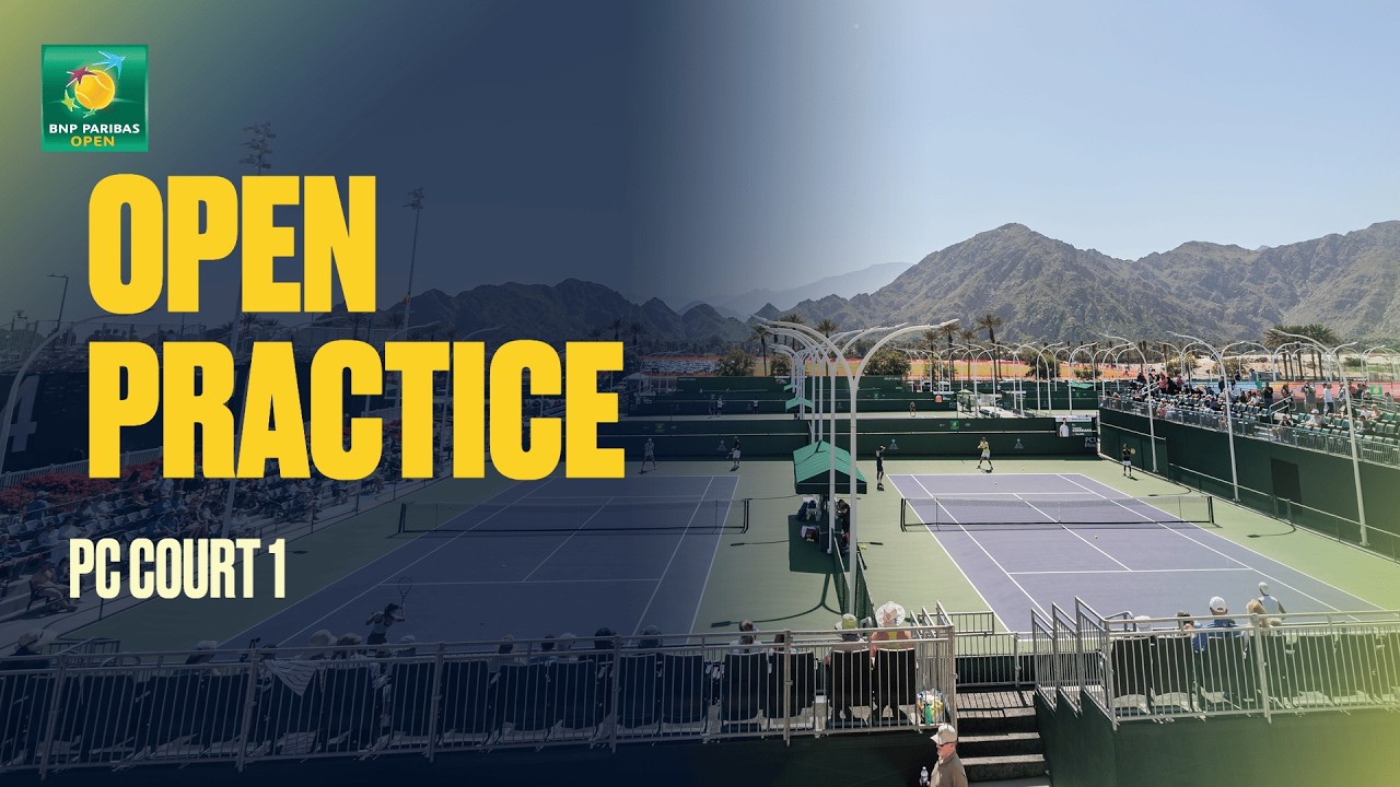 LIVE: Open Practice on PC 1 | BNP Paribas Open 2026 | 03.02.26