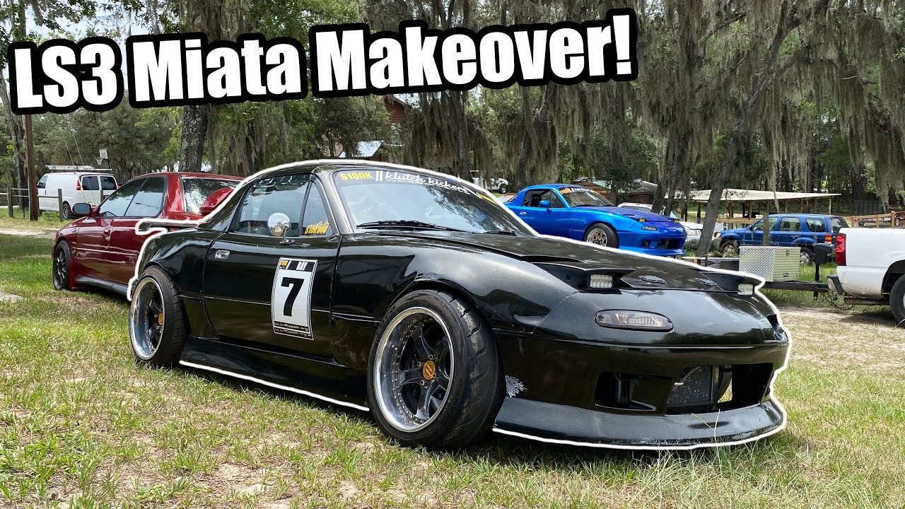 6.2L LS Miata Gets a New Look and More Upgrades!! (It's SO Much Better Now!)