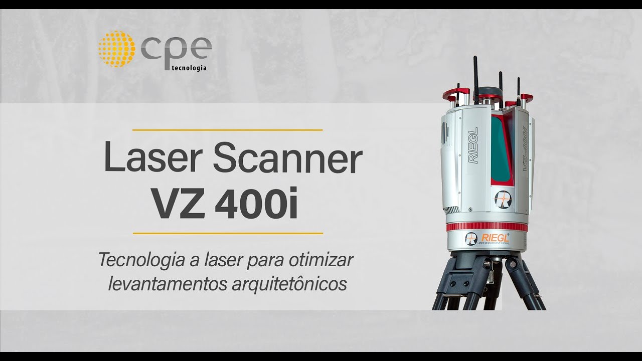 Laser Scanner VZ 400i: Tecnologia a laser para otimizar levantamentos arquitetônicos