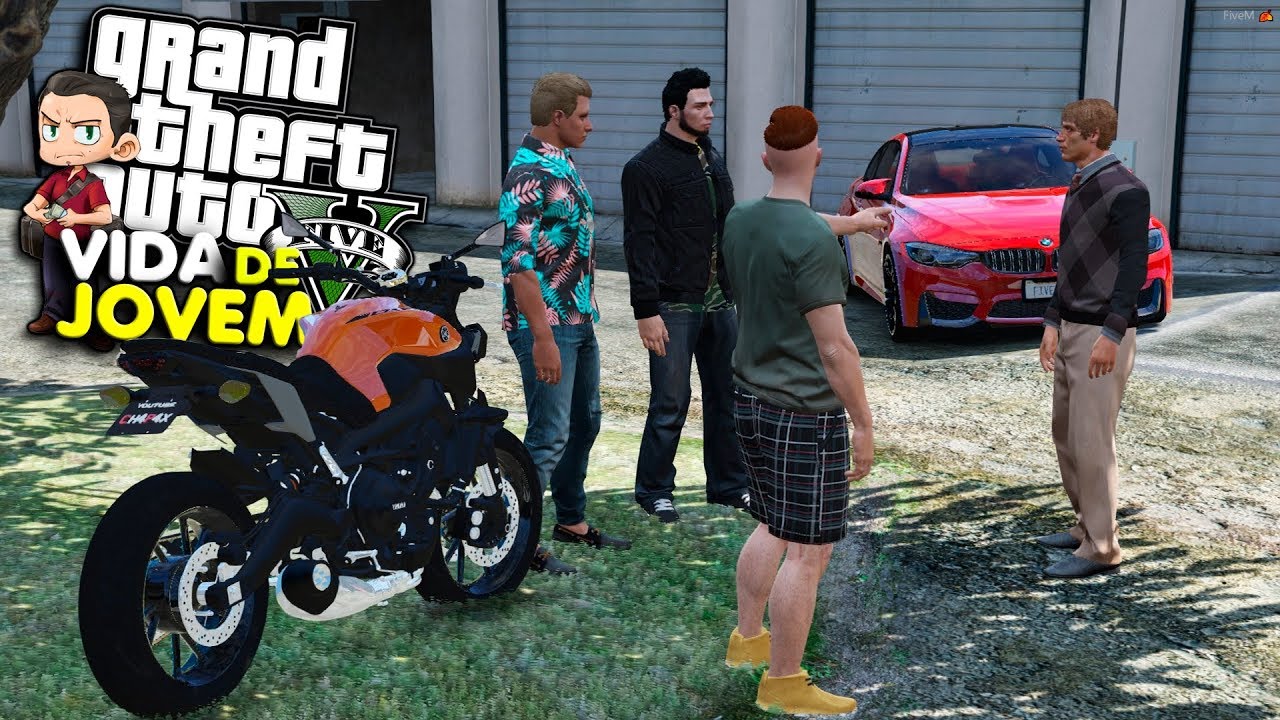 GTA V : VIDA DE JOVEM - CONSEGUIMOS UM PATROCINADOR PRA ADPS !!  #50