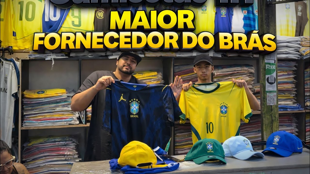 Camisetas de time 1.1 no Brás 