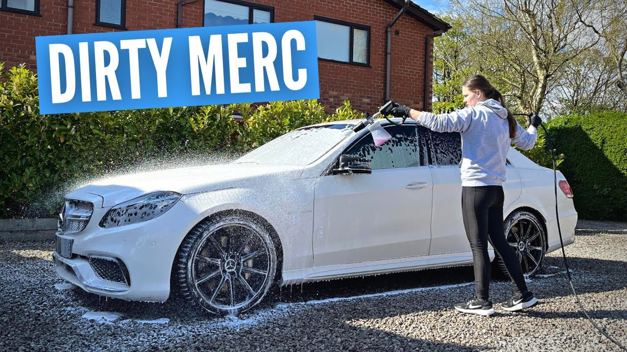 Грязный Mercedes-Benz E63 AMG | Мойка и защита кузова