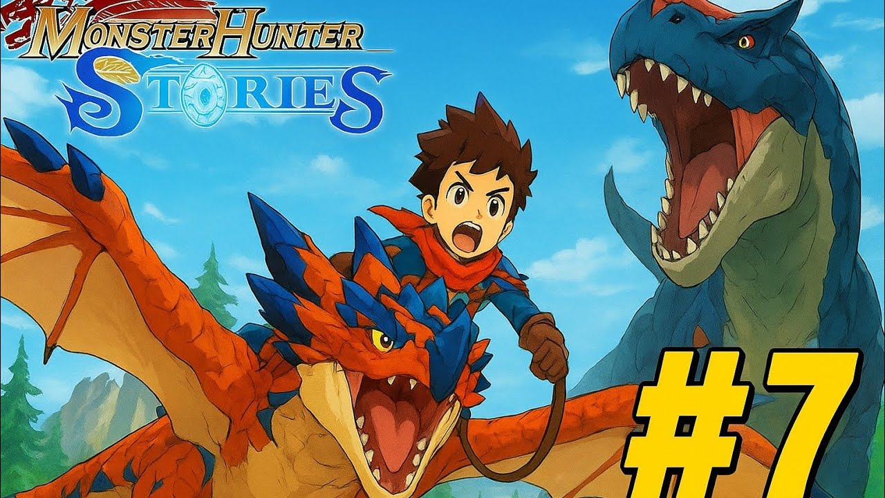 أول مرة أواجه هالوحش العملاق!! 😱 | Monster Hunter Stories الحلقة 7