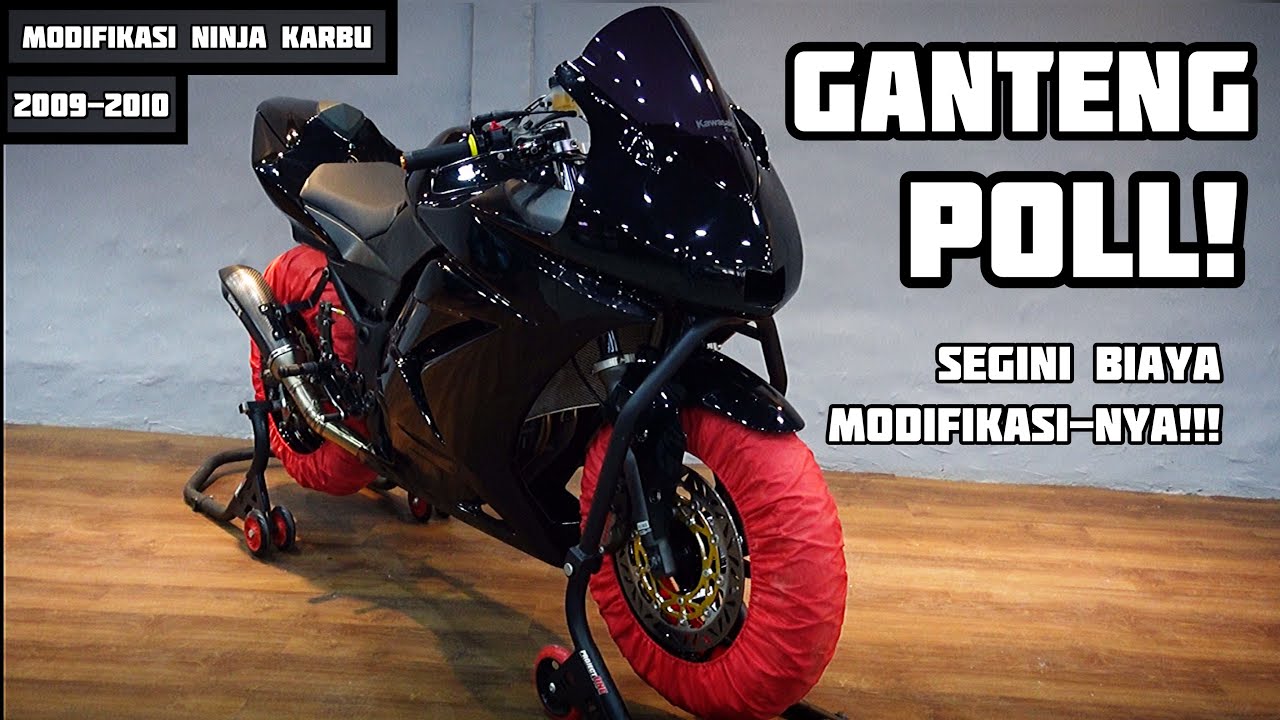MODIFIKASI NINJA 250 KARBU 2009-2010 JADI ALA MOTO3!!