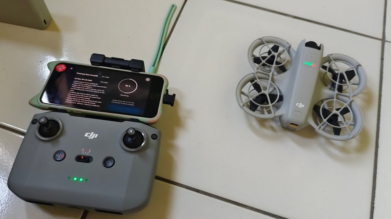 Cara menghubungkan Drone dengan remote ( Dji RC N3 dengan DJI Neo)