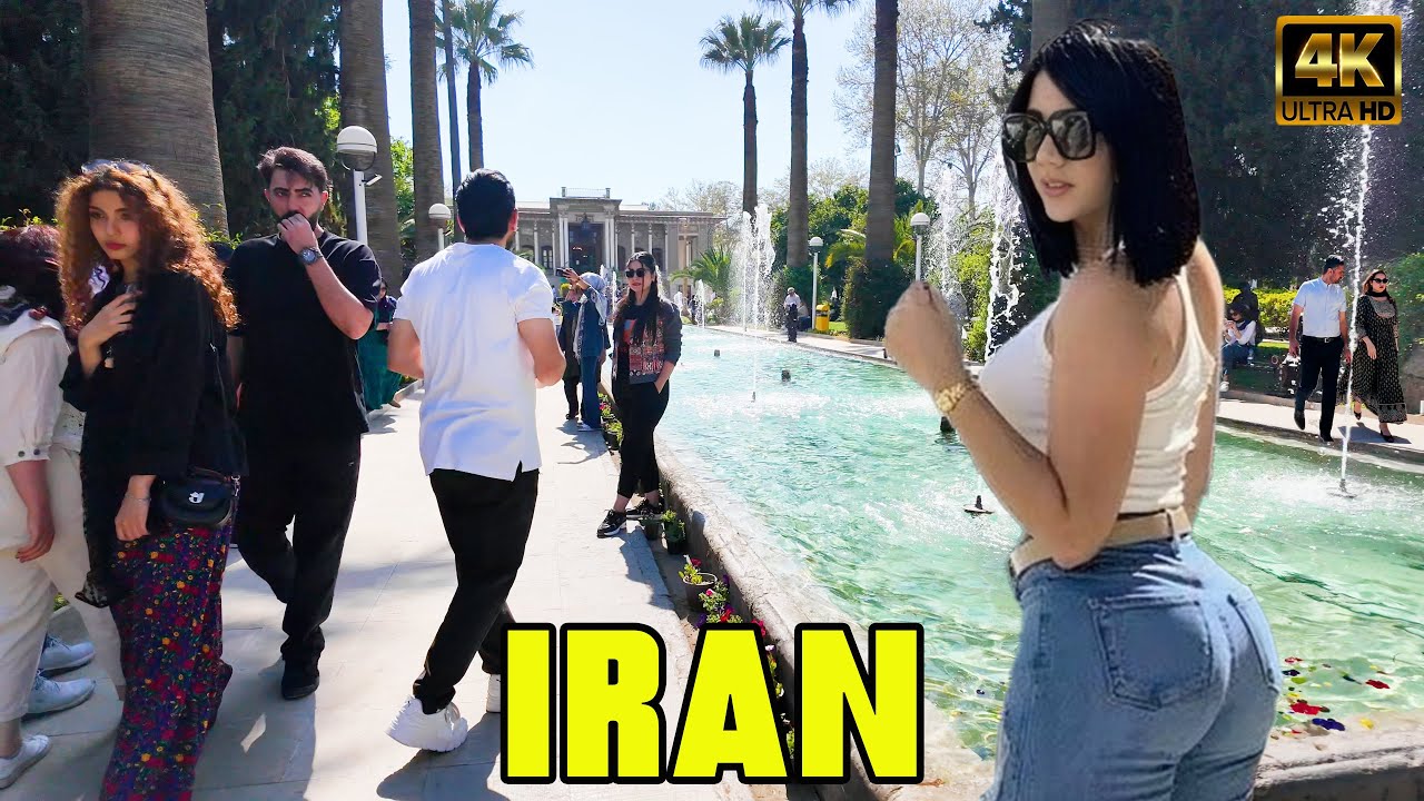🇮🇷 Shiraz ، Iran / Walking Tour 4K 60Fps Afif Abad Garden / A Paradise Within Another Paradise