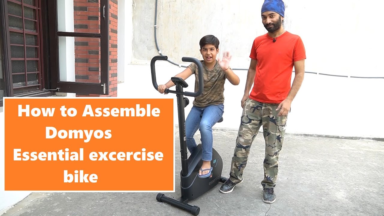 How to assemble Domyos Essential Exercise Bike / How to install Domyos Essential Exercise Bike