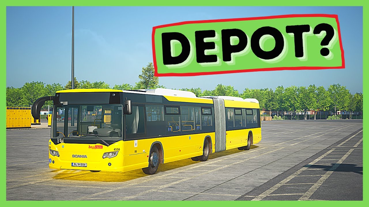 THE BUS | Depot Indira-Ghandi-Strasse | Gameplay | City Bus Simulator Berlin 2021
