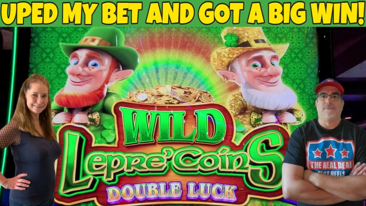 UPED my BET and GOT a BIG WIN in the BONUS on WILD LEBRE' COINS DOUBLE LUCK at COUSHATTA CASINO