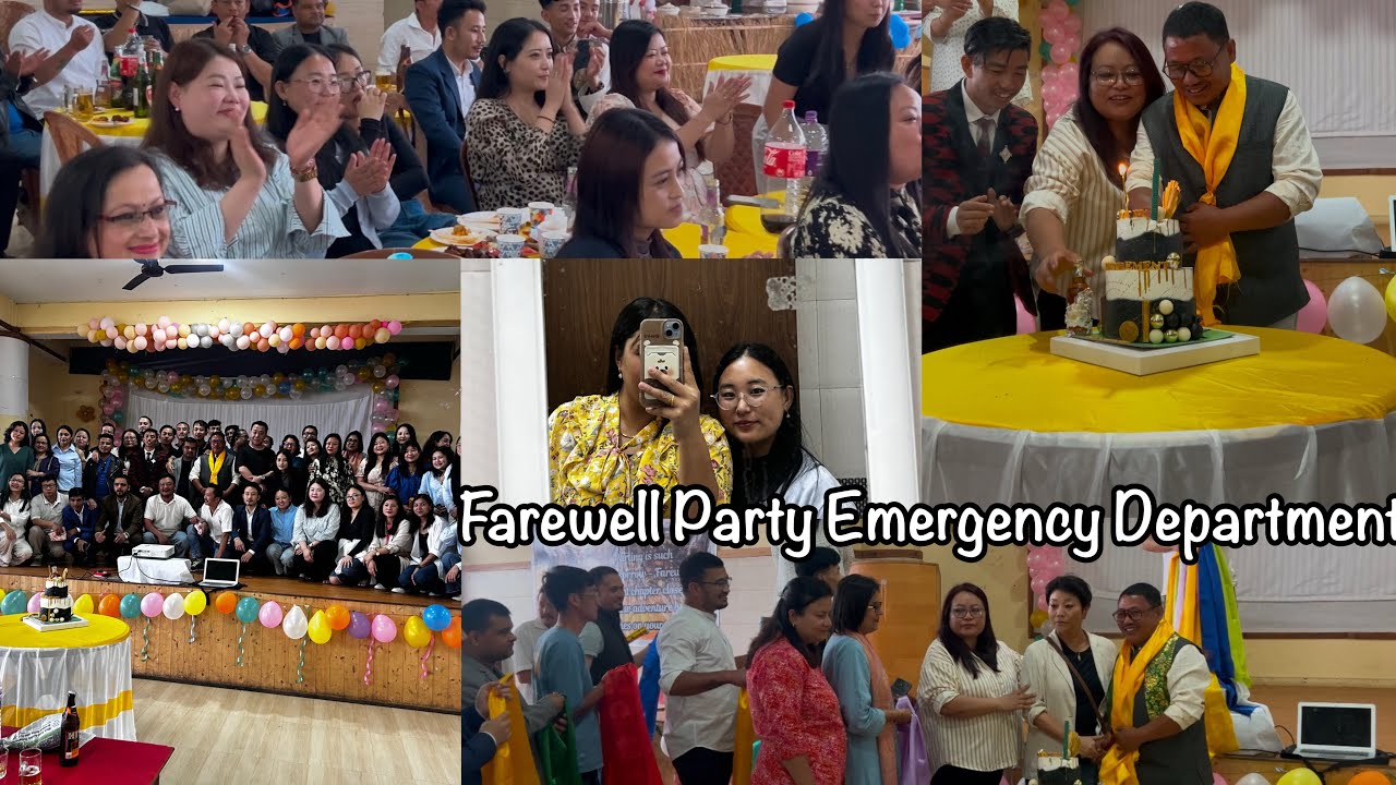 Farewell Party Emergency Department | Happy  Retirement |Emotional Moment| Gangtok STNM Staff|