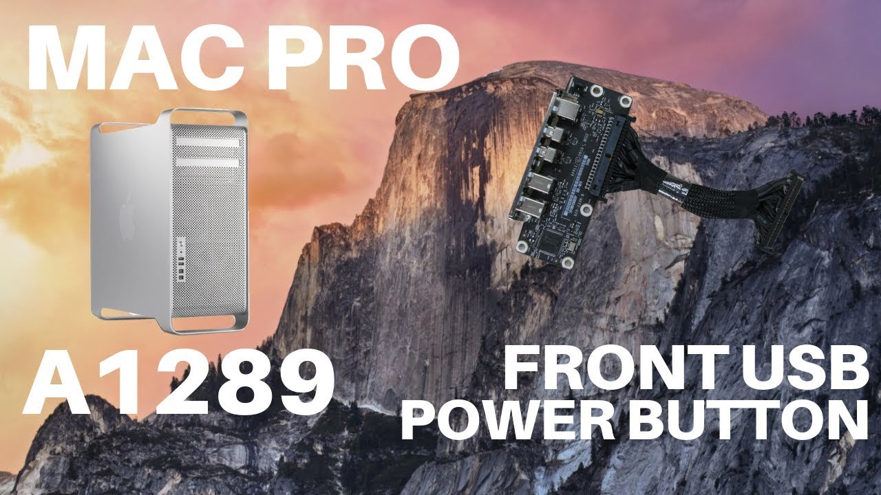 Mac Pro A1289 — замена передней платы расширения USB (ремонт кнопки питания) (2009–2012)