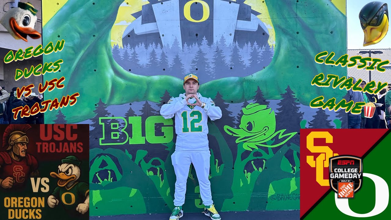 Week Of My Life At The University of Oregon PT.9 | Going To The Game, Oregon Ducks Vs USC Trojans