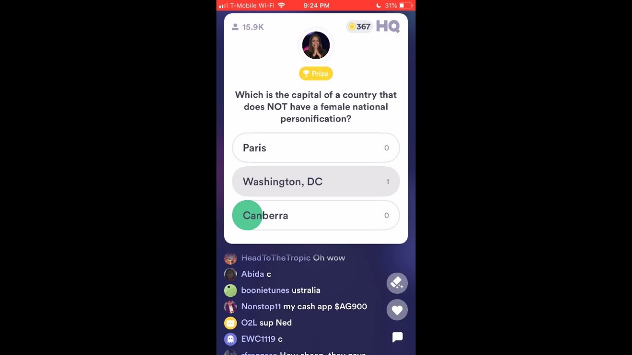(AD-FREE) HQ Trivia: One Player Lost on the $10,000 Question! (JP &bull; $10K/$0.09-$9.15) 27 Aug 2019 9p