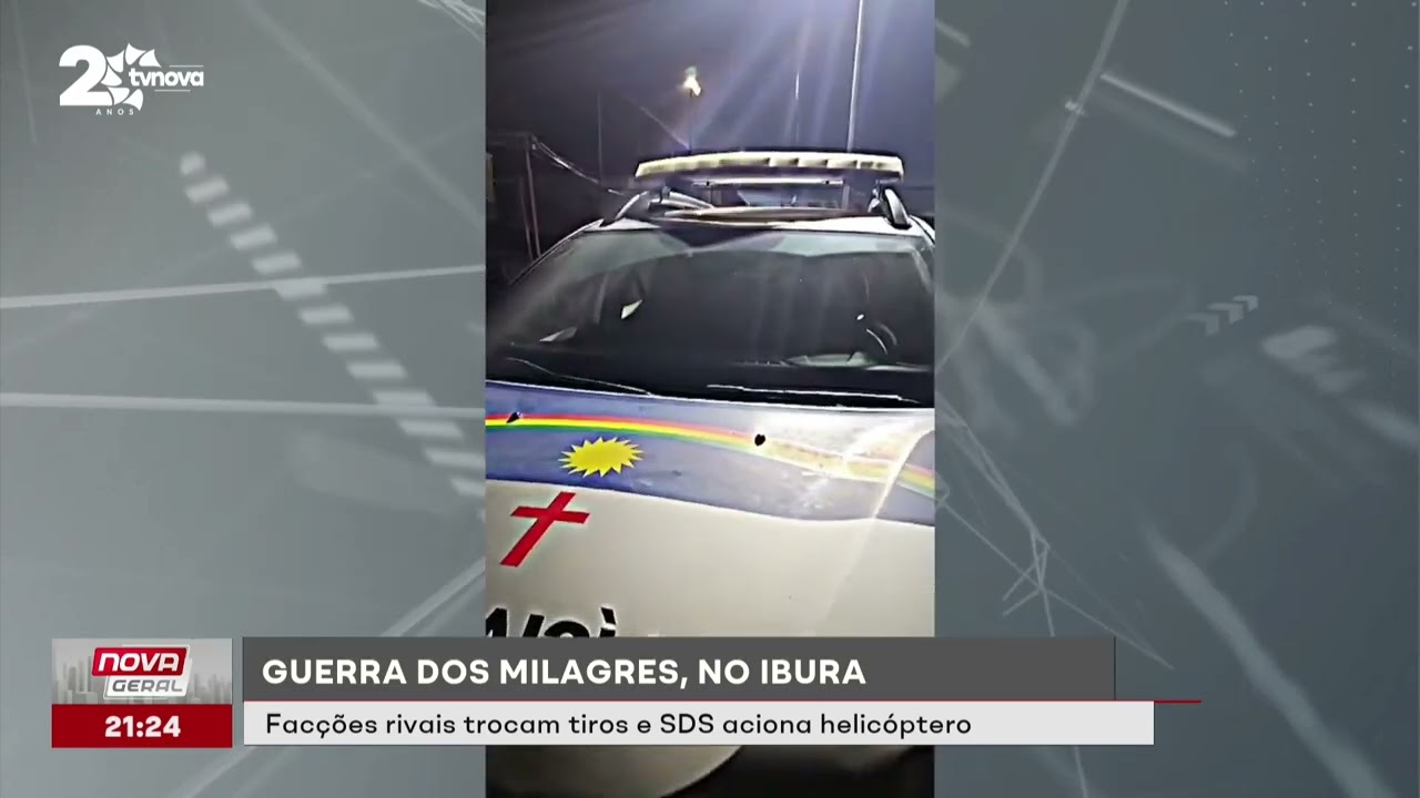 #NovaGeral | Guerra dos Milagres, no Ibura: Facções rivais trocam tiros e SDS aciona helicóptero